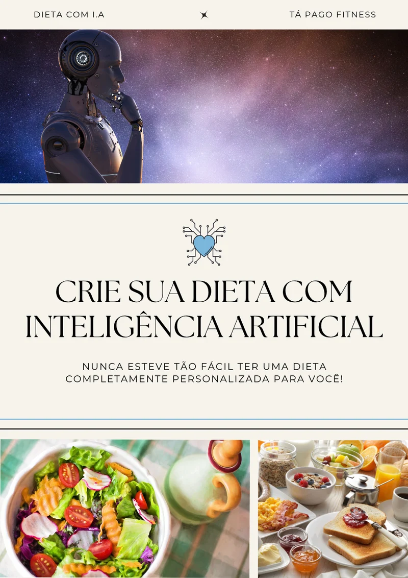 Capa original do ebook Crie sua dieta com inteligência artificial